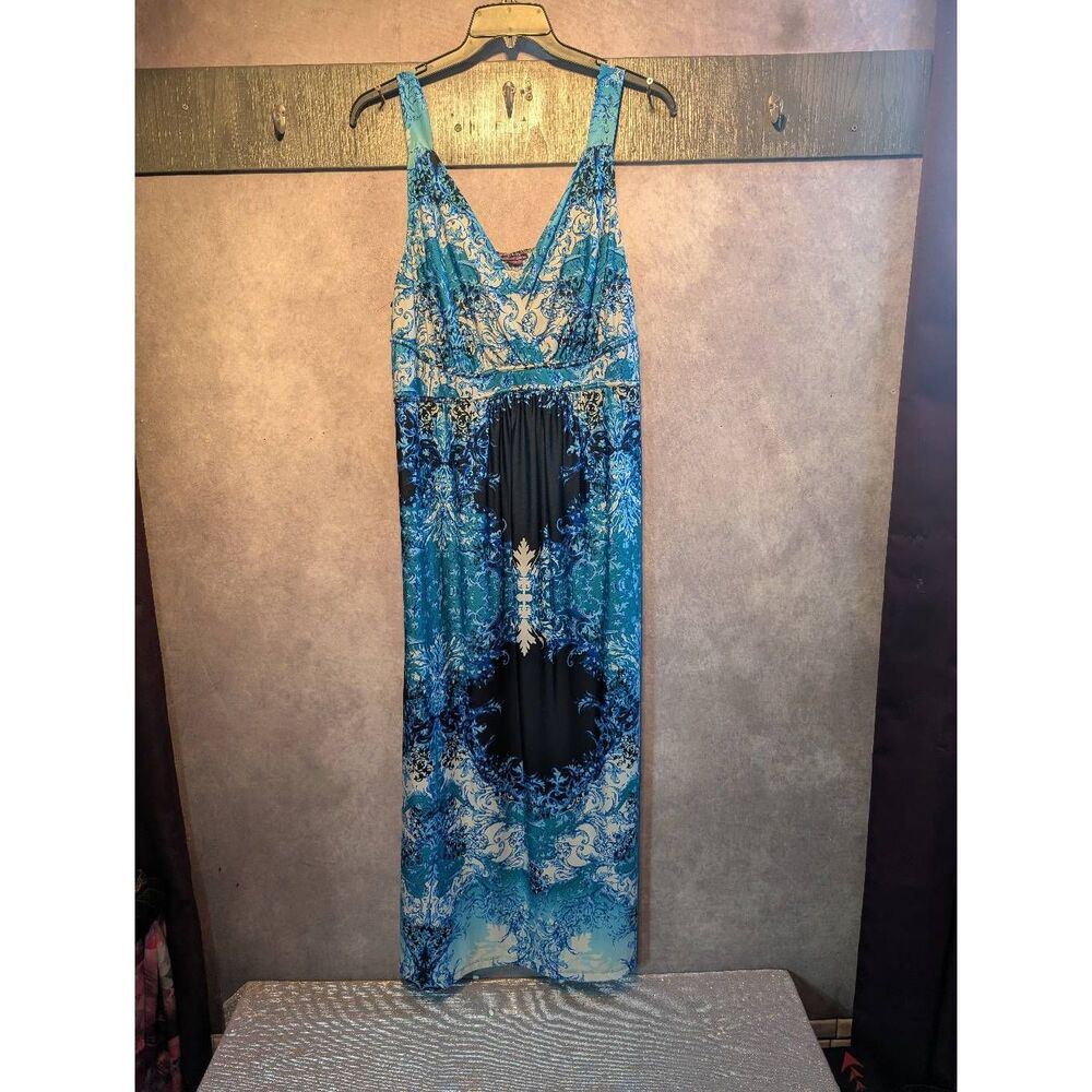 Beverly Drive silky stretchy Summer Maxi dress 2x